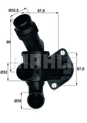 WILMINK GROUP Термостат, охлаждающая жидкость WG1261837